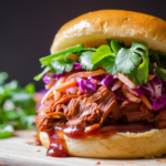 Slow-Cooked Apple Cider Pulled Pork Sandwiches