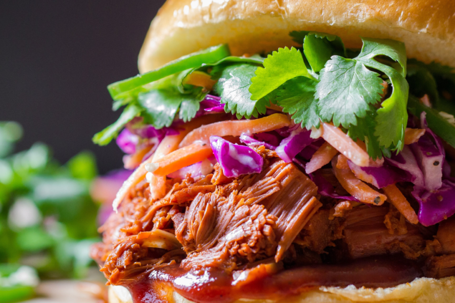 Slow-Cooked Apple Cider Pulled Pork Sandwiches